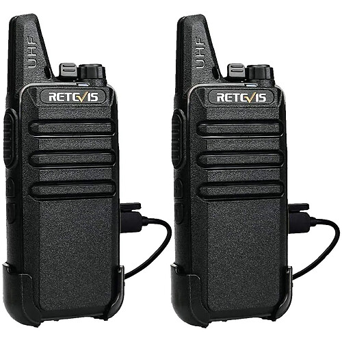 Retevis talkie-walkie - Noir