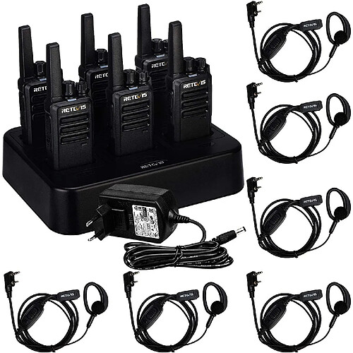 Retevis talkie-walkie - Noir