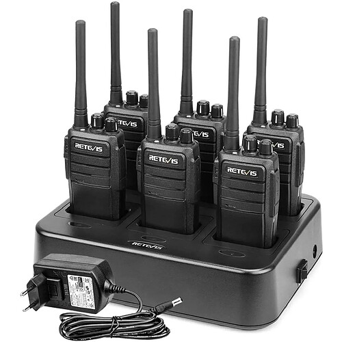 Retevis Talkie-walkie - Noir