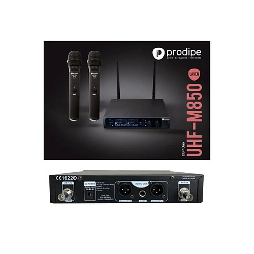 Prodipe double micro main UHF - Métal