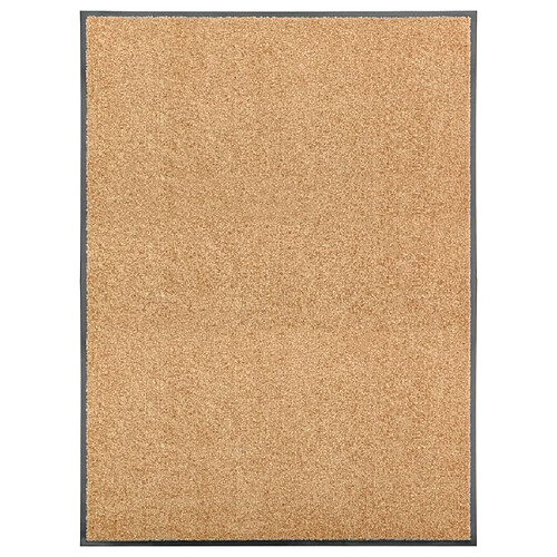 Paillasson vidaXL Crème 90x120 cm
