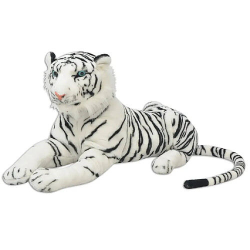 VidaXL Tigre Blanc XXL - Peluche