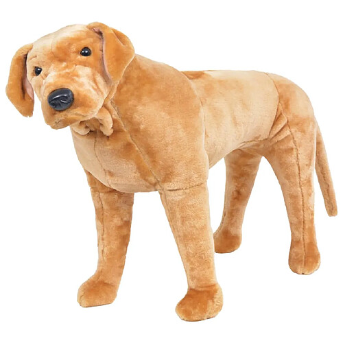 vidaXL Jouet en peluche Chien Labrador XXL