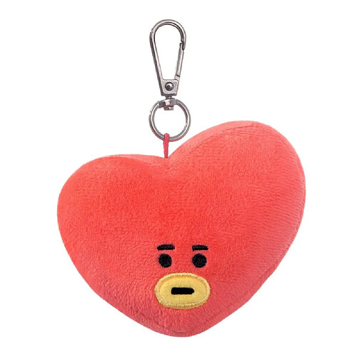 Aurora BT21 Porte-clé Tata coeur rose