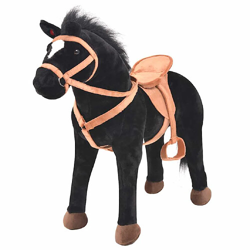 vidaXL Cheval Noir