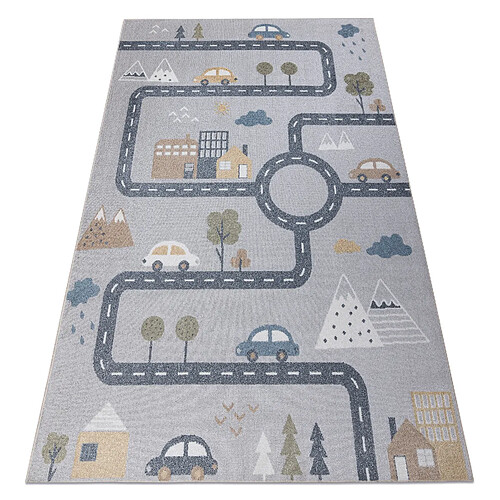 RUGSX Tapis BONO Gris Crème 200x290 cm