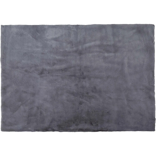 The Home Deco Factory Tapis Imitation Fourrure - Gris