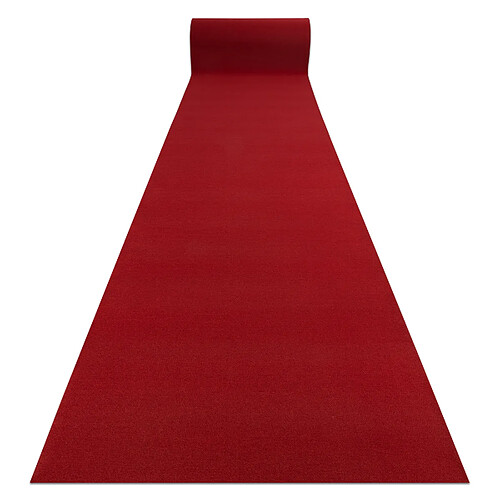 RUGSX TAPIS DE COULOIR ANTIDÉRAPANT RUMBA 1974 - Bordeaux/Rose 60x980 cm
