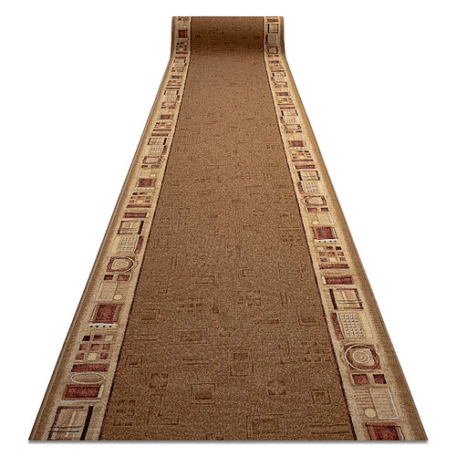 RUGSX Tapis de Couloir ANTIDÉRAPANT JENA - Beige 120x800 cm