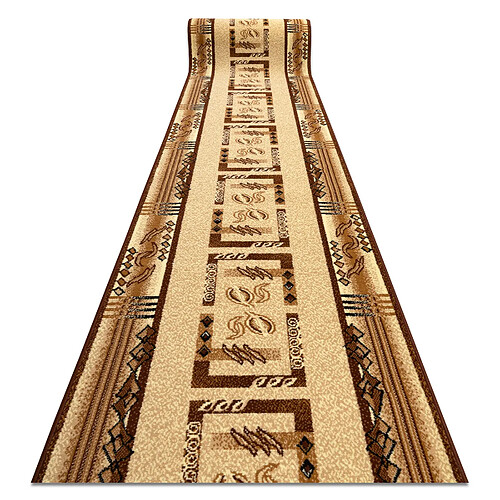 RUGSX Tapis Jas beige 90x360 cm