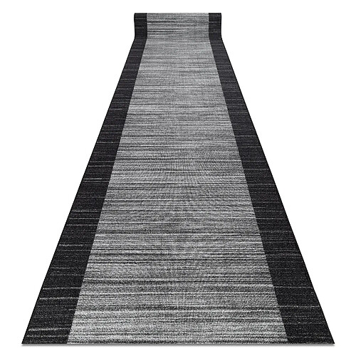 RUGSX Tapis de couloir antidérapant STREIFEN - Anthracite