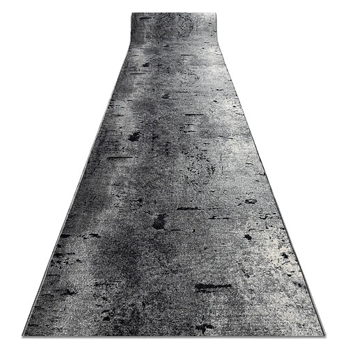 RUGSX Tapis de Couloir Antidérapant Marl - Gris - 80x940 cm
