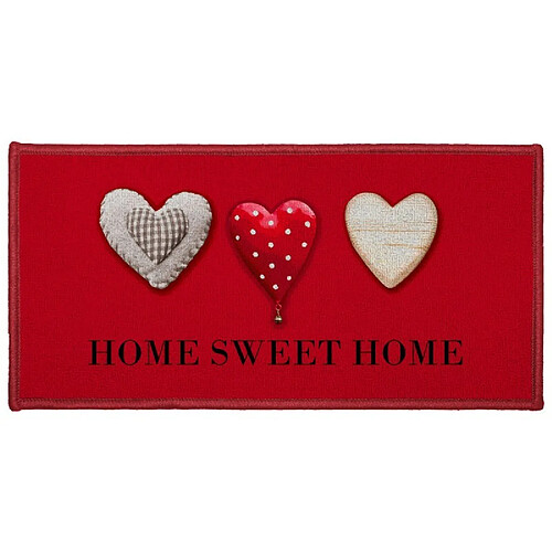 PARIS PRIX Déco Home Passion - Rouge 50x120 cm