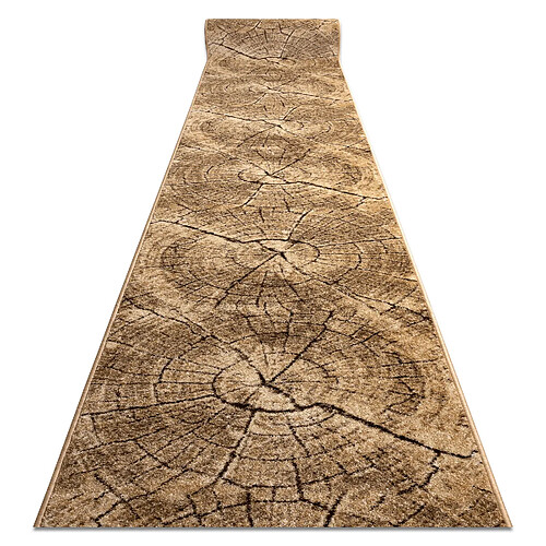 RUGSX Tapis de couloir KARMEL - Noix 120x120 cm