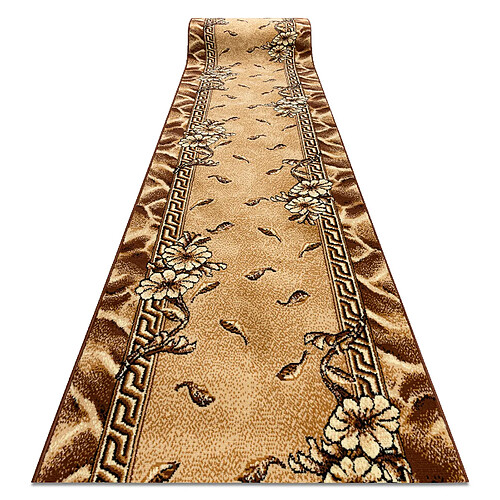 RUGSX TAPIS DE COULOIR BCF TRIO - Vieil or