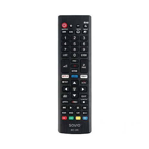Savio télécommande TV universelle RC-05 - Noir