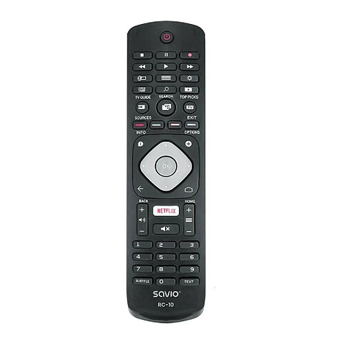 Savio Télécommande universelle Philips - Noir