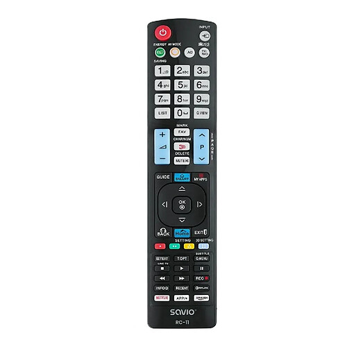 Savio télécommande universelle RC-11 - Noir
