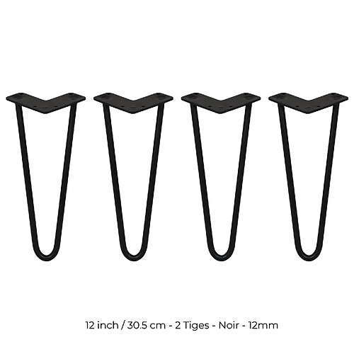 Monstershop pieds de table épingle