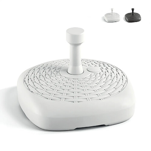 Adriatic Pied de parasol plastique - Blanc