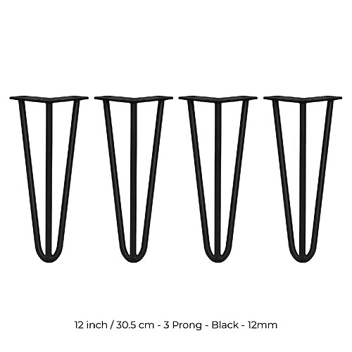 Monstershop Pieds de table épingle à cheveux