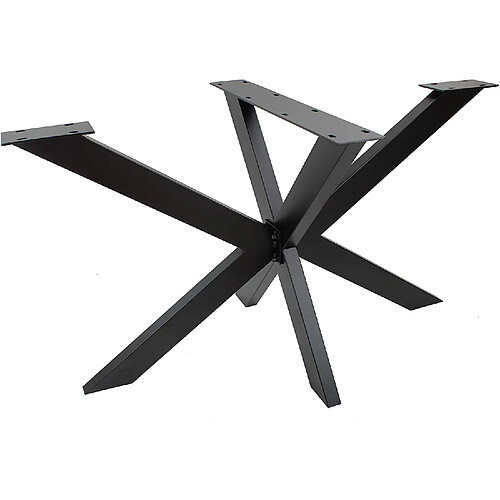 Bcelec pied de table Spider en acier