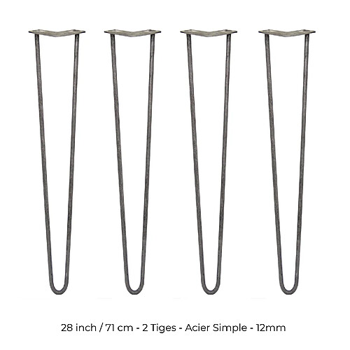 Monstershop pieds de table épingle à cheveux