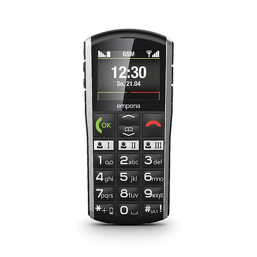 Emporia téléphone portable - Noir