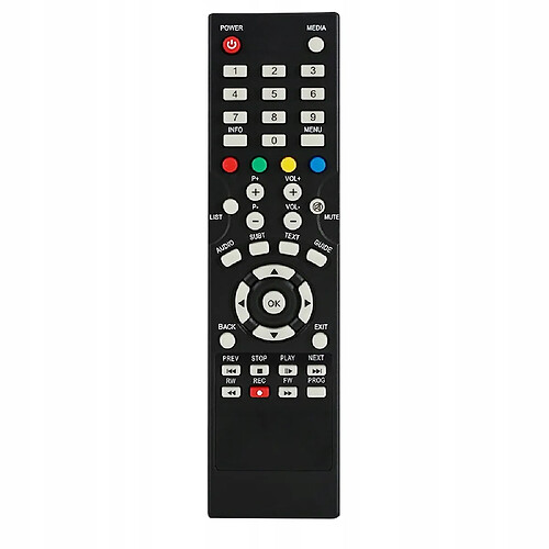Gupboo Télécommande TV de rechange - Noir