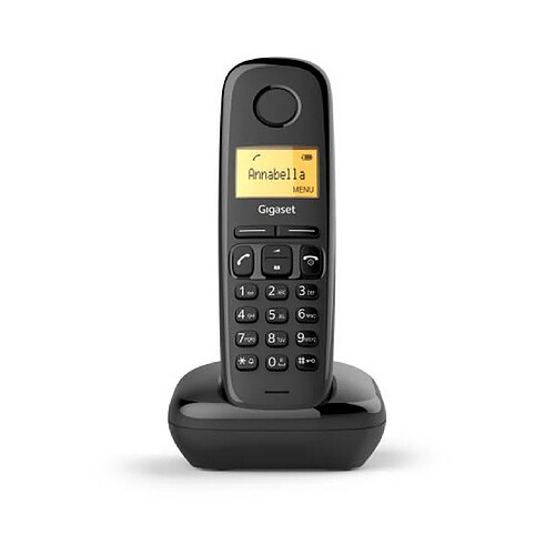 Gigaset téléphone fixe sans fil - Noir