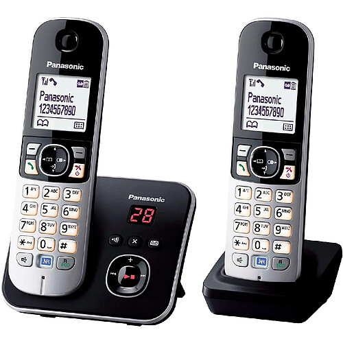 Panasonic téléphone sans fil - Noir
