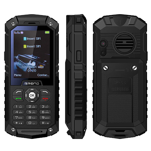 Yonis Téléphone portable - Noir