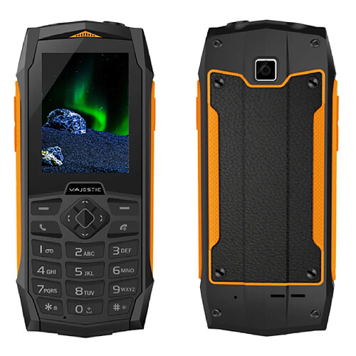 Majestic téléphone portable - Noir orange