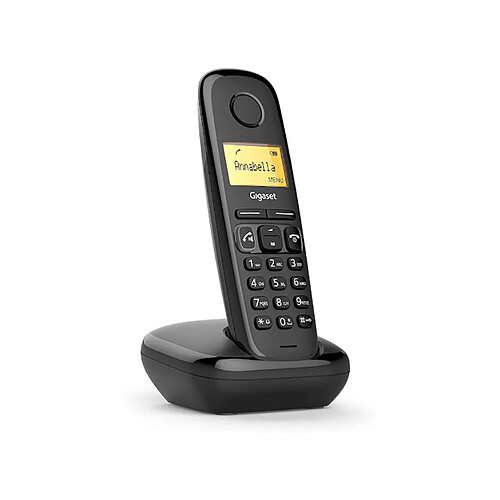 Gigaset téléphone fixe sans fil - Noir