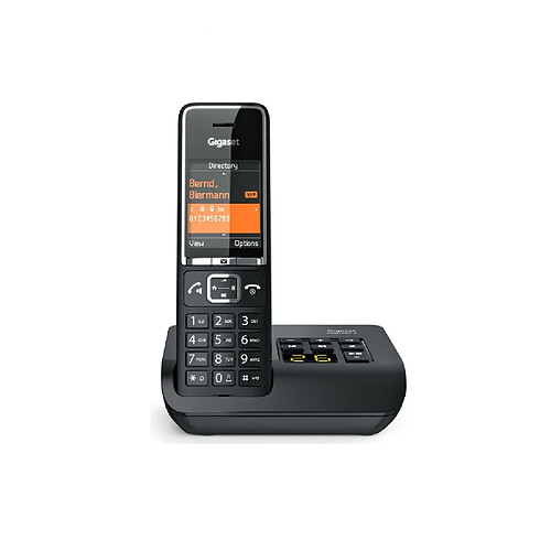Gigaset téléphone sans fil - Noir chromé