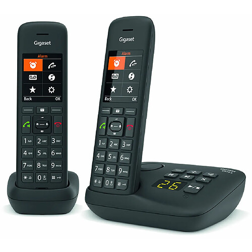 Gigaset téléphone fixe sans fil - Noir