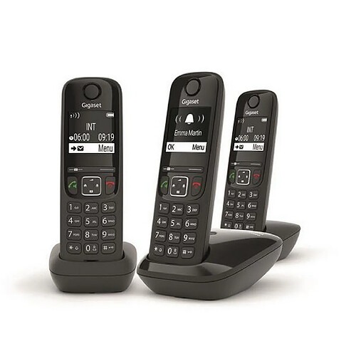 Gigaset téléphone fixe sans fil - Noir