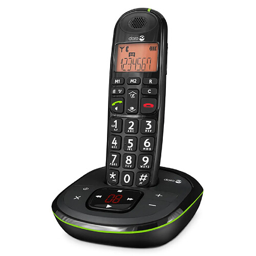 Doro téléphone fixe senior - Noir