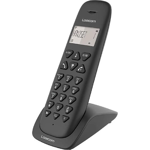 Logicom téléphone fixe sans fil - Noir