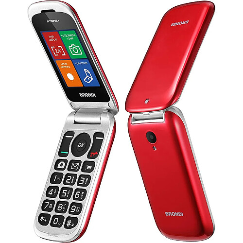 Brondi téléphone portable - Rouge
