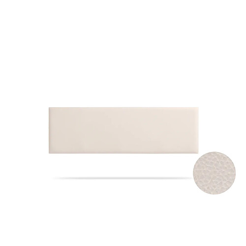 Tête de Lit Tapisée NOVA Simili cuir 160x50x5 cm - Beige - Moonia