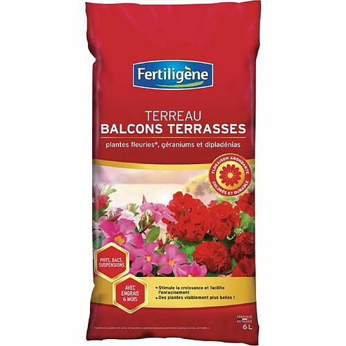 Fertiligène Terreau Terrasse - 6 L