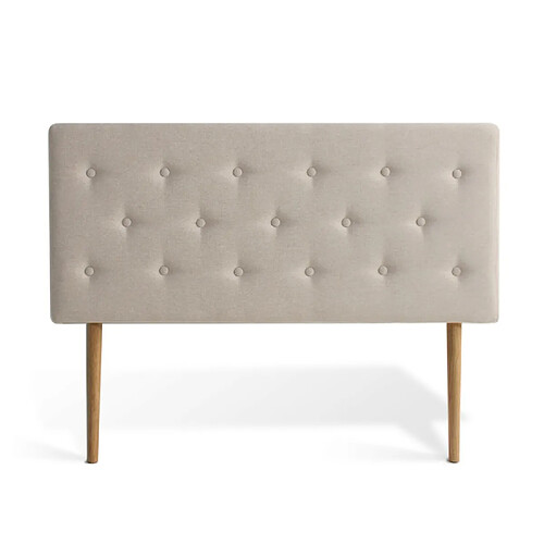 Tête de lit capitonnée Théa 140 - Beige