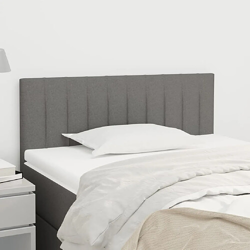 Vidaxl Tête de lit - Gris foncé 90x5x78/88 cm