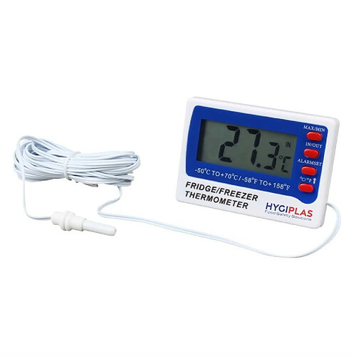 Hygiplas Thermomètre numérique pour congélateur - 3 m