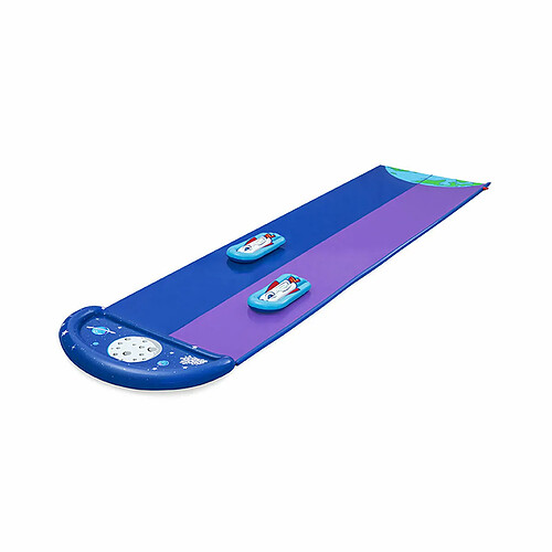Piste Glissante Bestway avec Rampe de Saut Double - 488 x 138 cm