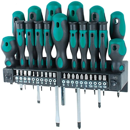 Brüder Mannesmann Tournevis et embouts 37 pcs