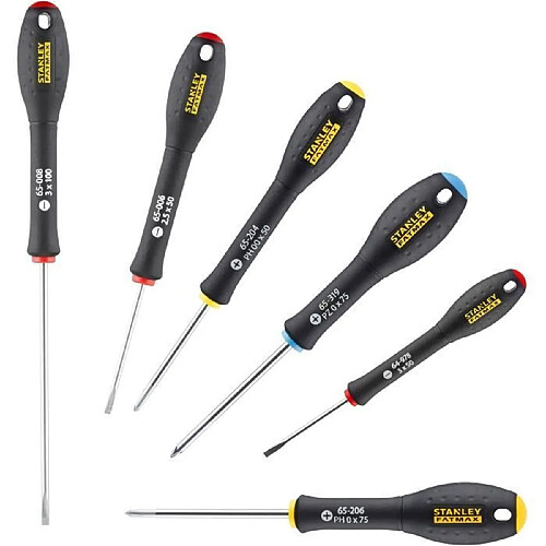 Stanley FATMAX - Jeu de 6 Tournevis de précision