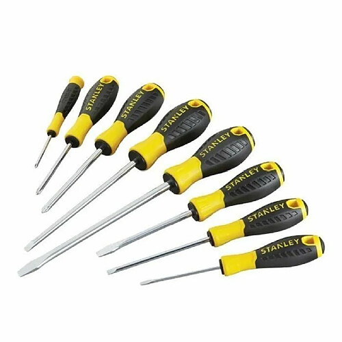 Stanley Jeu de 8 tournevis Essential