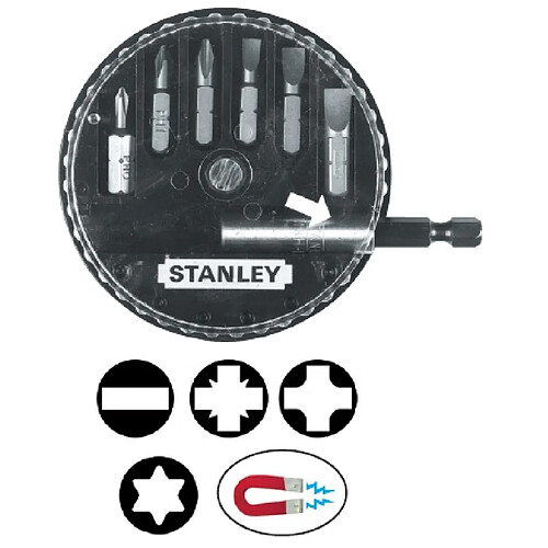 Stanley - Embouts Vissage Jeu 7 Pièces